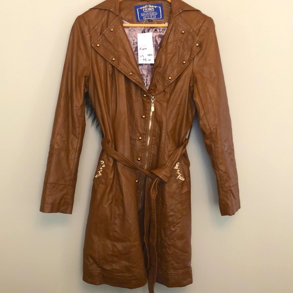 Leather Coat - Picture 7 of 8